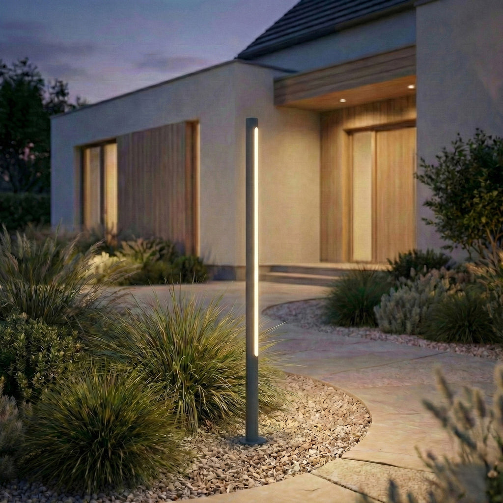 LED sti-lampe Liravel aluminium 115 cm antrasitt IP65 bakside