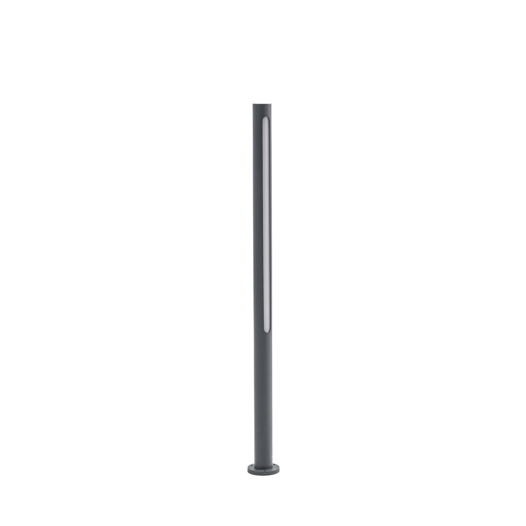 LED sti-lampe Liravel aluminium 90 cm antrasitt IP65 nærbilde material