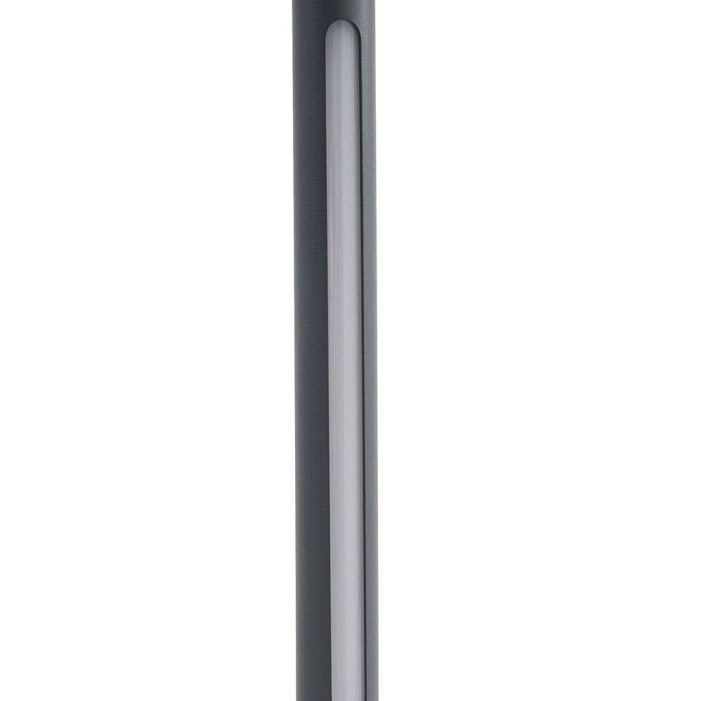 LED sti-lampe Liravel aluminium 90 cm antrasitt IP65 lysdiffusor