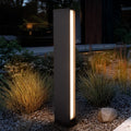 LED sti-lampe Lirka 2-lys mørkegrå aluminium forfra