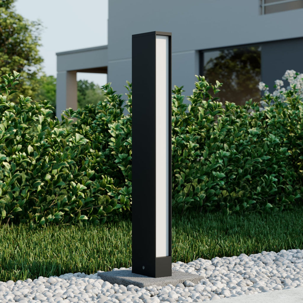 LED sti-lampe Lirka 2-lys mørkegrå aluminium detalj