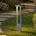 LED sti-lampe Lonete aluminium grå 65 cm IP65 forfra