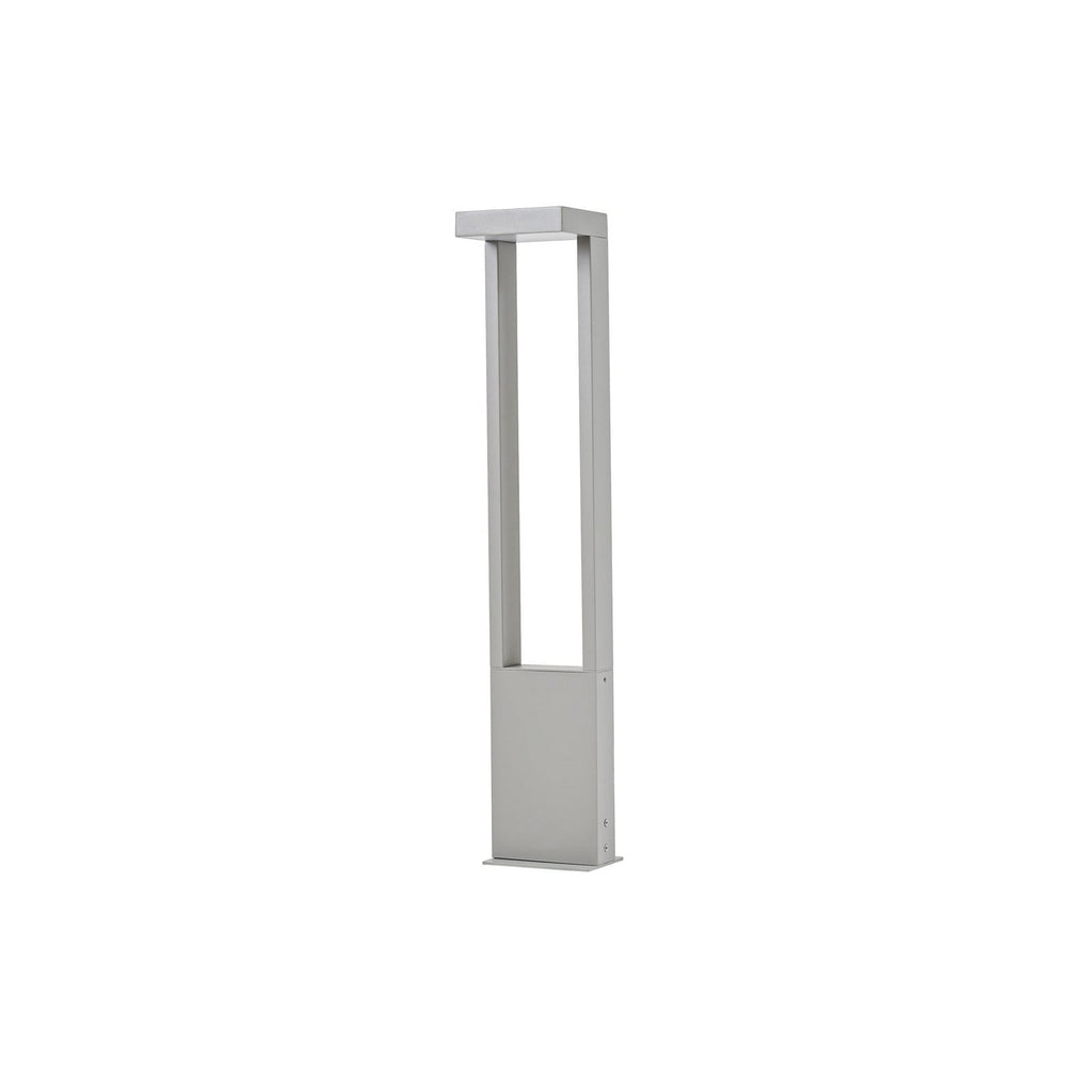 Nærbilde av LED sti-lampe Lonete aluminium grå 65 cm IP65