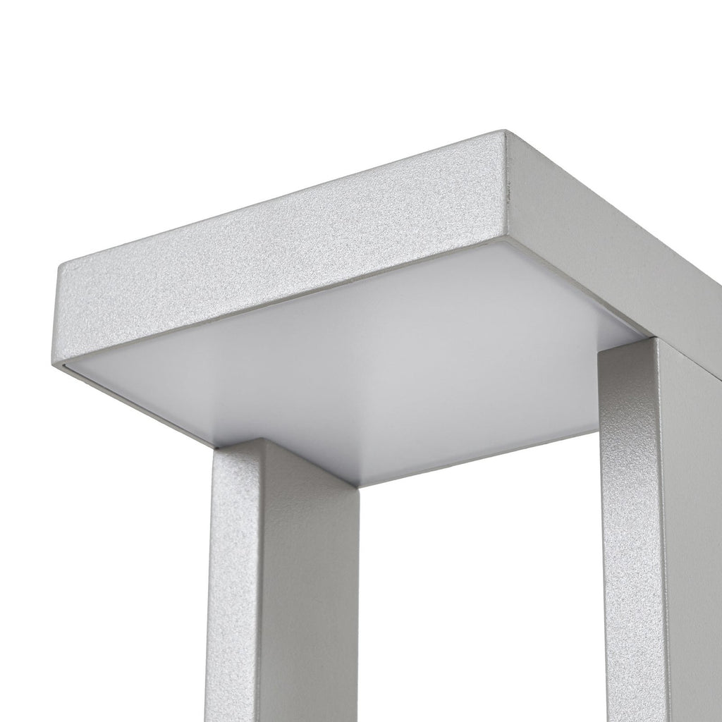 LED sti-lampe Lonete aluminium grå 65 cm IP65 - Lindby