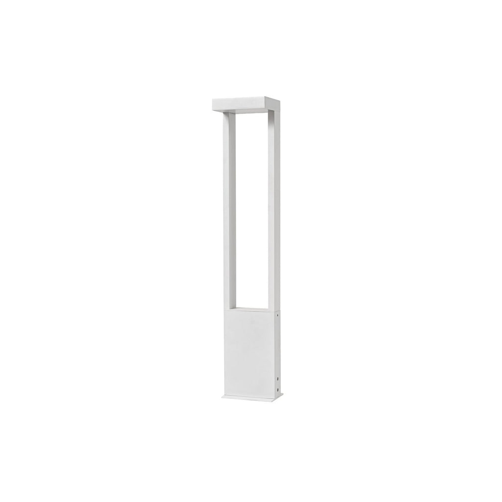 Nærbilde av LED sti-lampe Lonete aluminium hvit 65 cm IP65