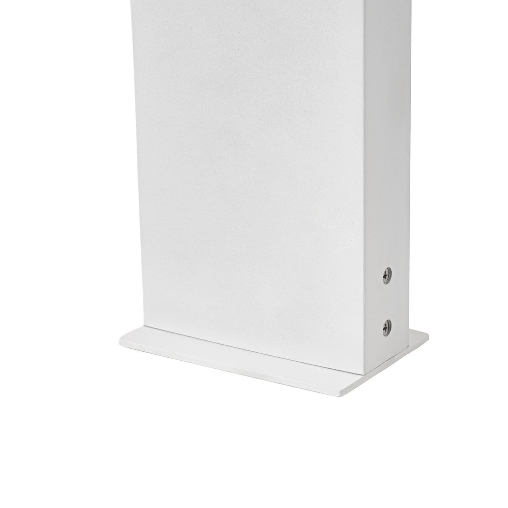 LED sti-lampe Lonete aluminium hvit 65 cm IP65 detalj av lampehode