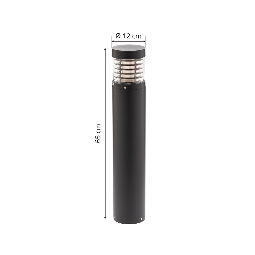LED sti-lampe Lucius antrasitt aluminium 65 cm IP54 oversikt