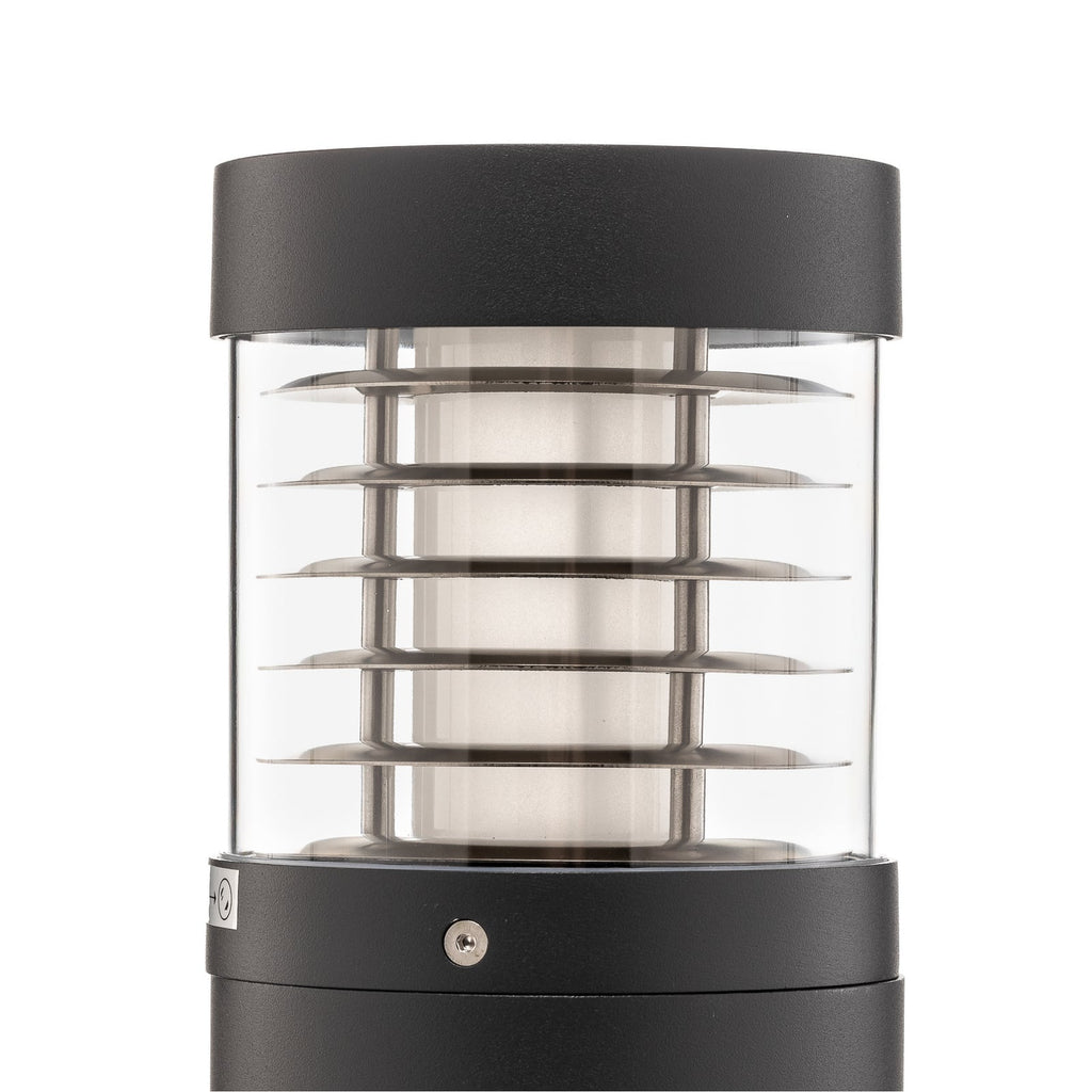 LED sti-lampe Lucius antrasitt aluminium 65 cm IP54 nærbilde av LED-lyskilde