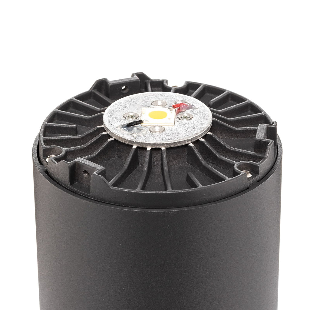 LED sti-lampe Lucius antrasitt aluminium 65 cm IP54 med varm hvit belysning