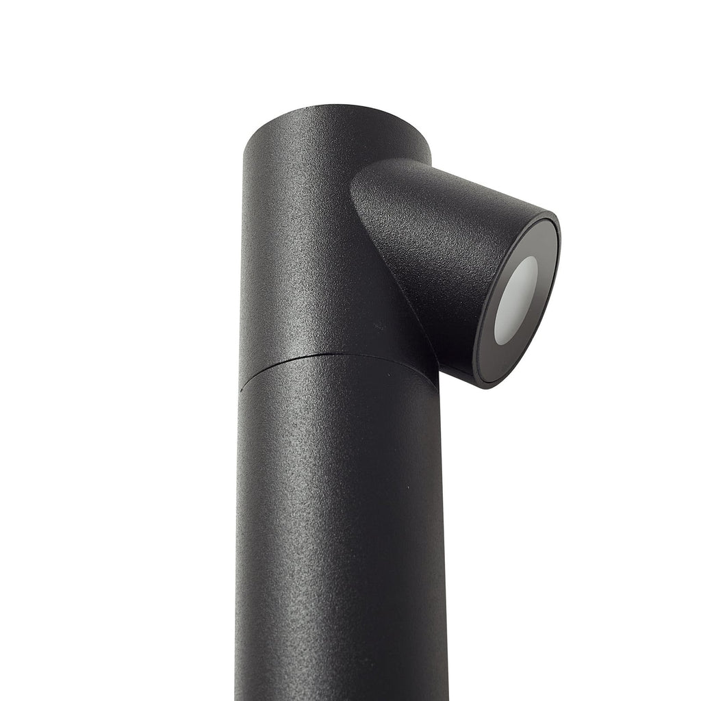 LED sti-lampe Luzian med jordspyd svart 120 cm lysdetalj