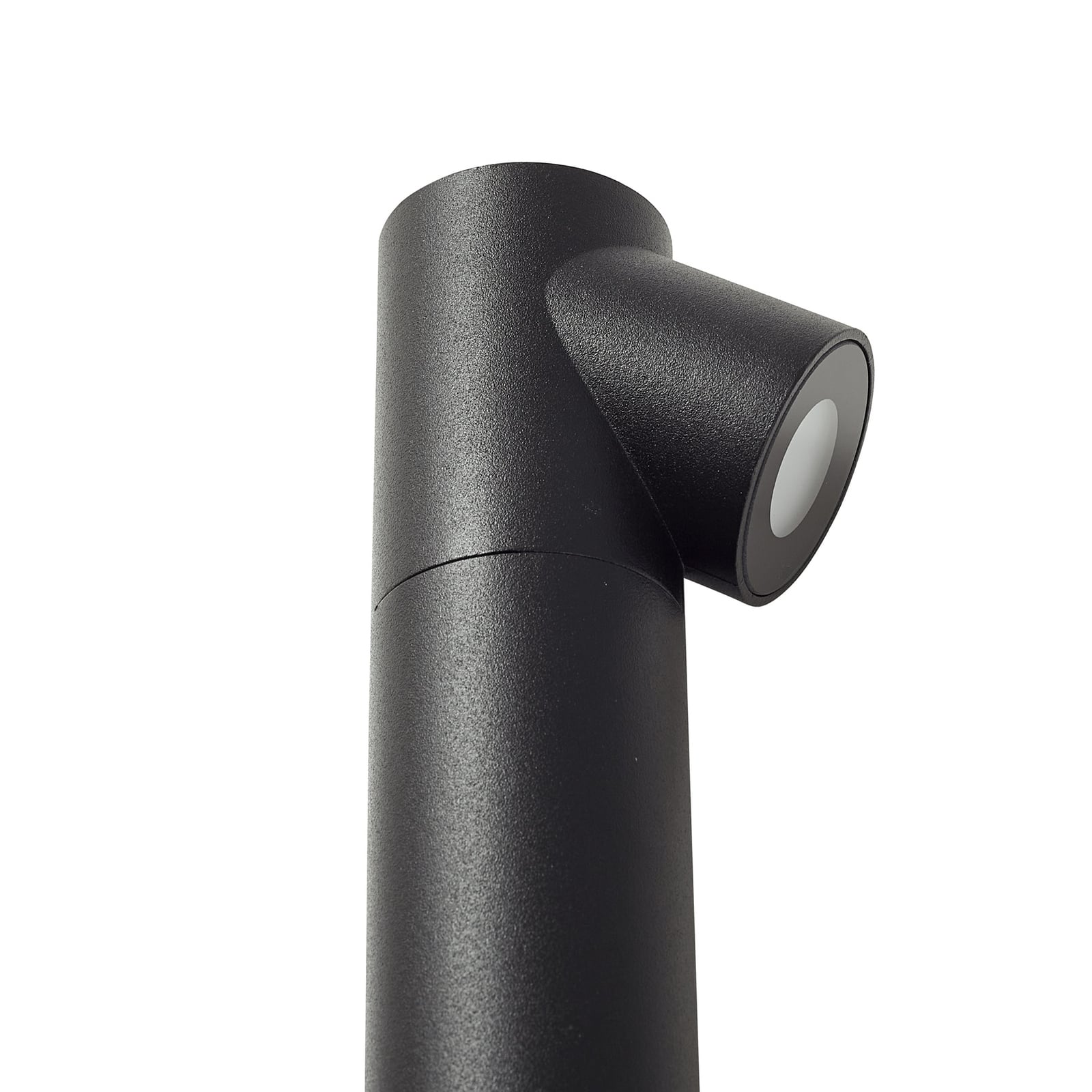 LED sti-lampe Luzian med jordspyd svart 120 cm lysdetalj