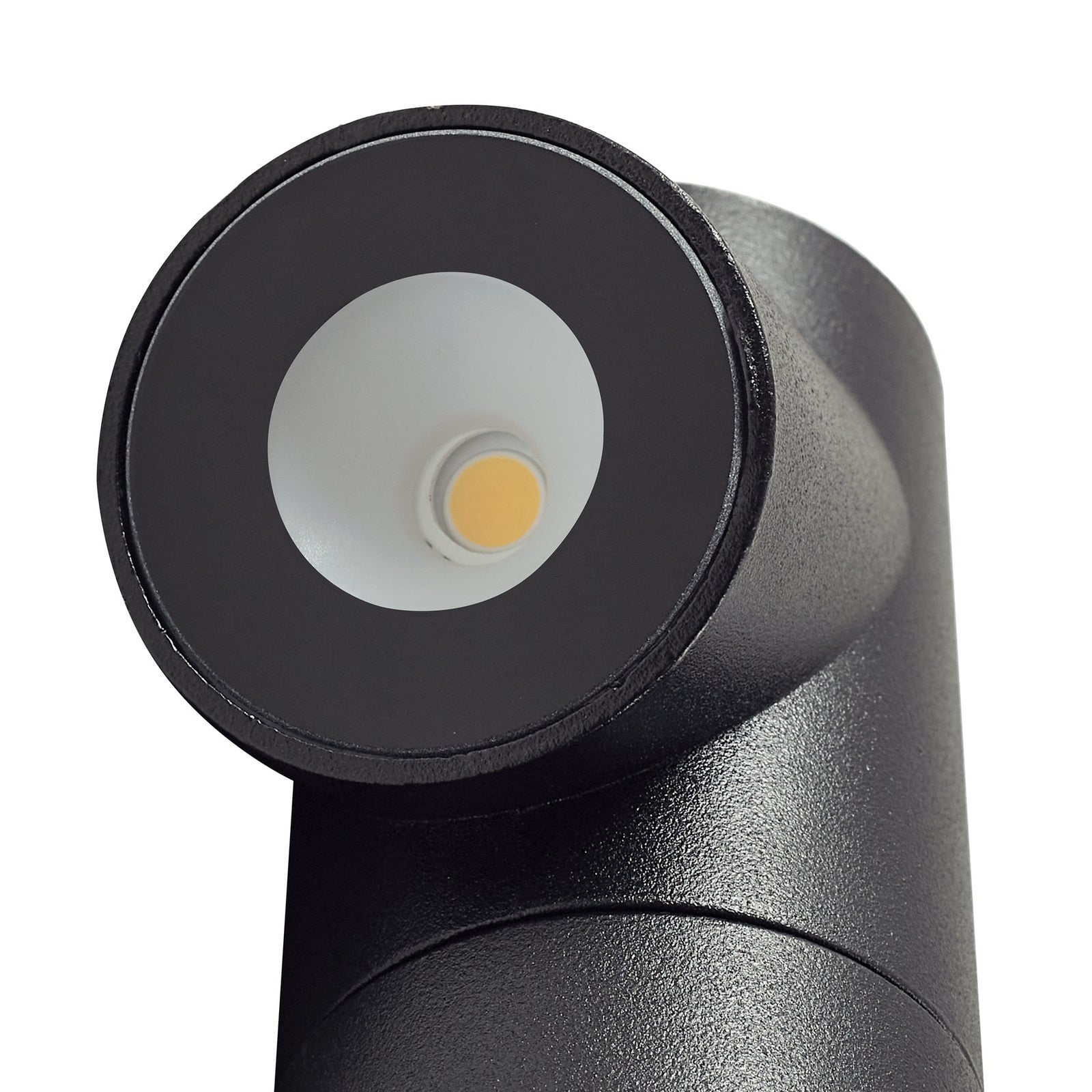 LED sti-lampe Luzian svart demontert og klar for montering