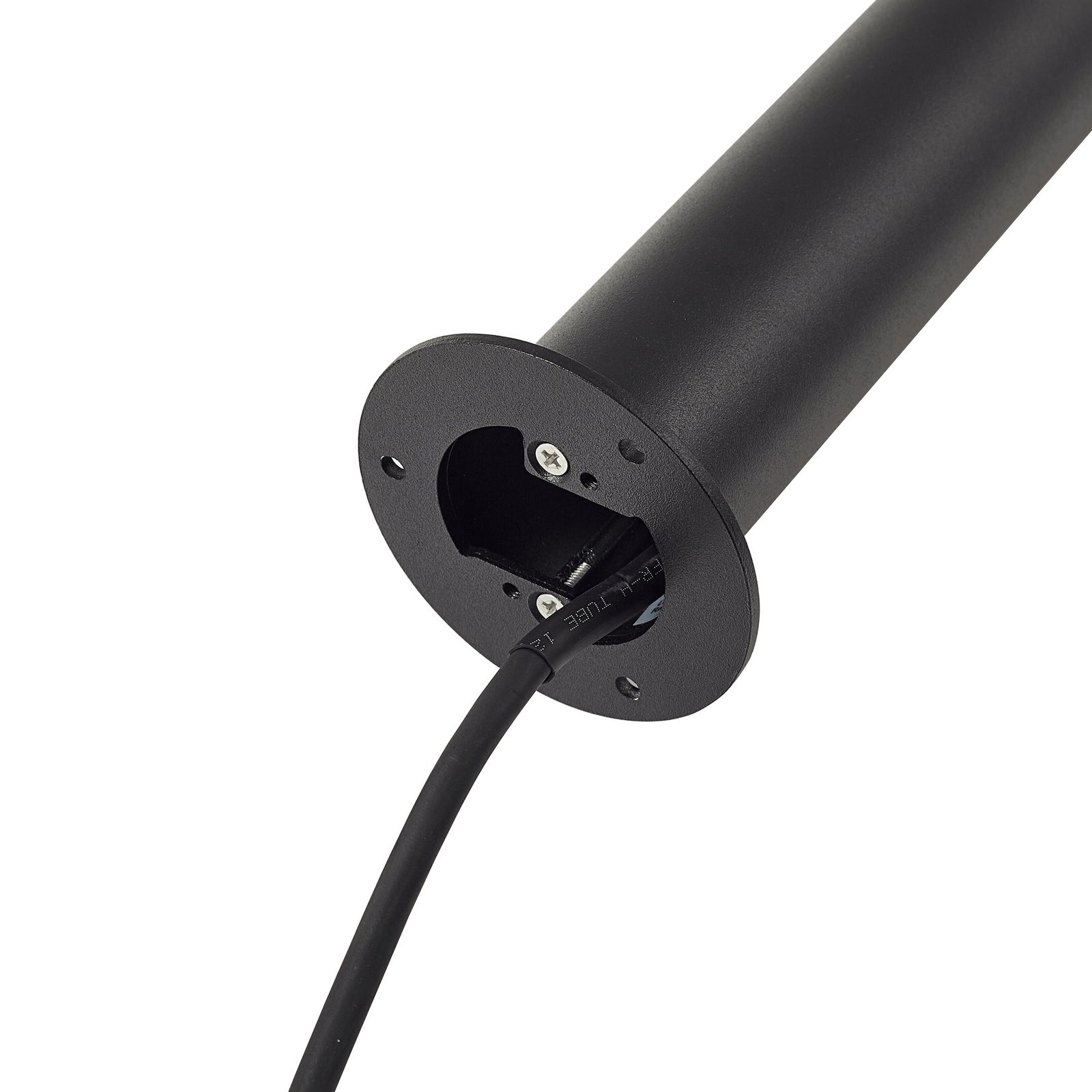 LED sti-lampe Luzian svart detalj av lampeskjerm