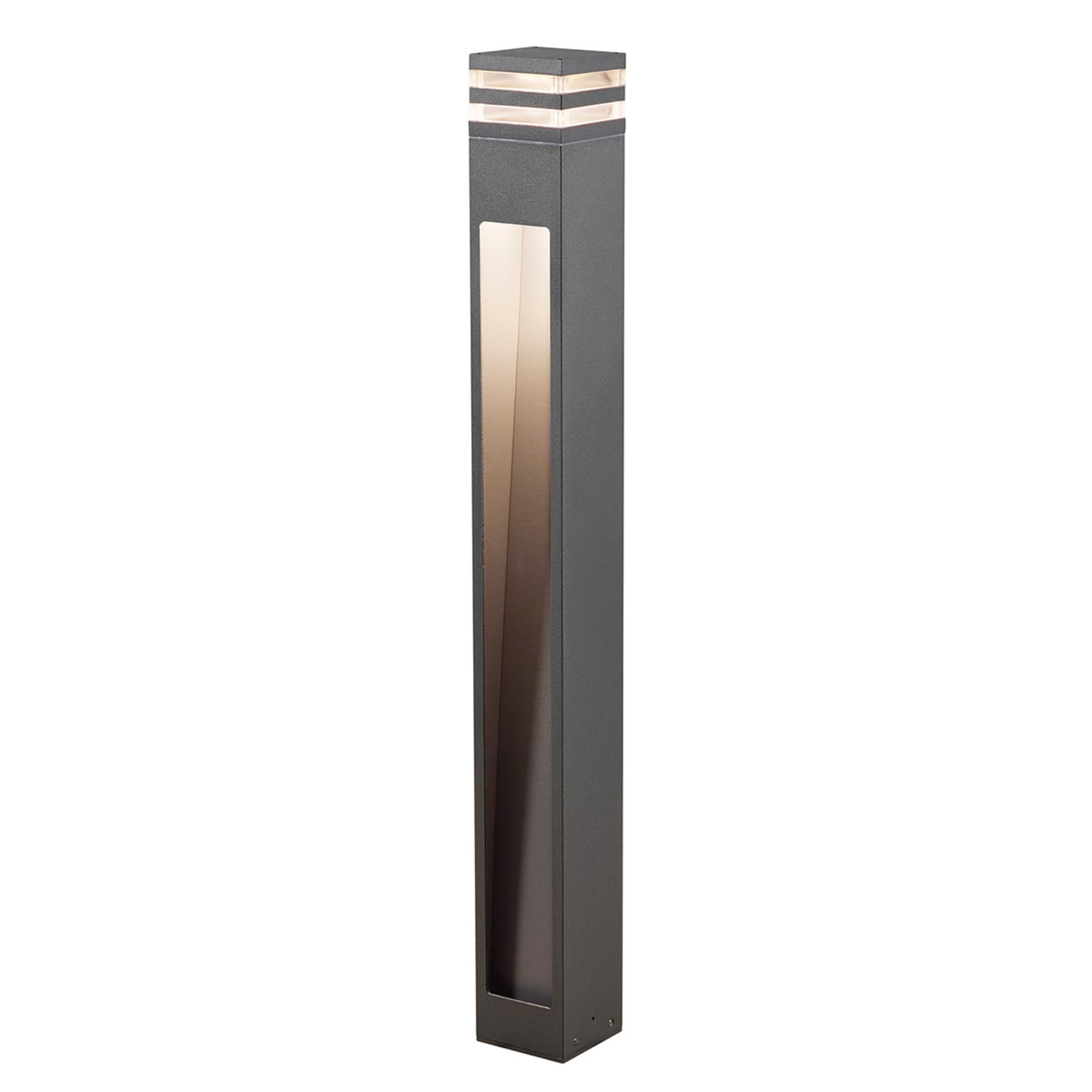 LED sti-lampe Massa antrasitt aluminium 100 cm IP54 detalj av LED-lys