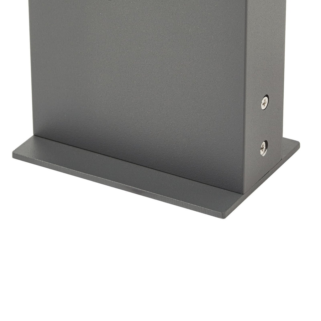 LED sti-lampe Meloni svart svingbar 65 cm IP65 glassdetalj