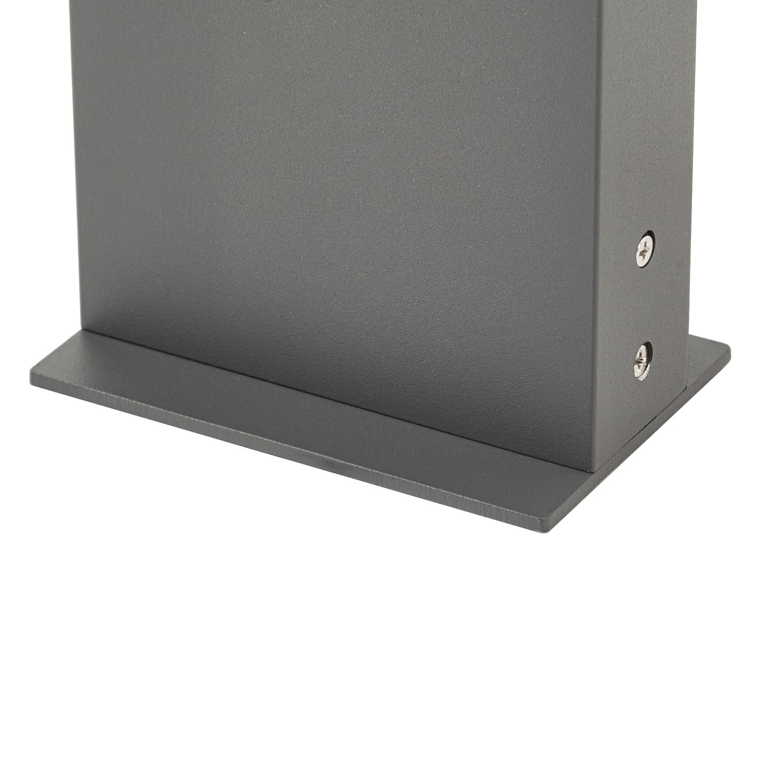 LED sti-lampe Meloni svart svingbar 65 cm IP65 glassdetalj