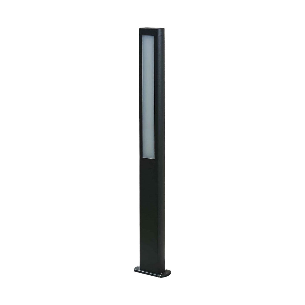 LED sti-lampe Mhairi kantet antrasitt 100 cm IP54 detalj