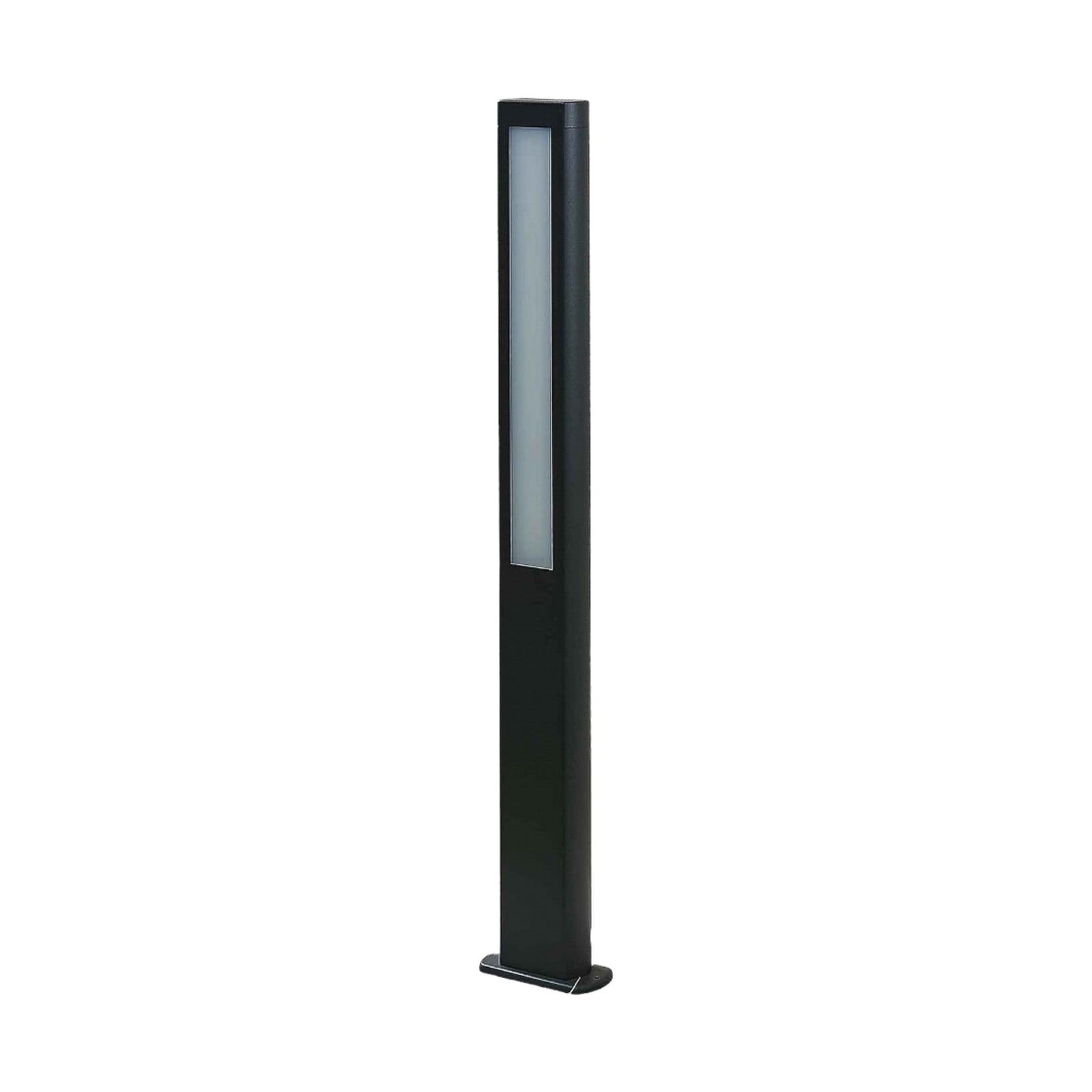 LED sti-lampe Mhairi kantet antrasitt 100 cm IP54 detalj