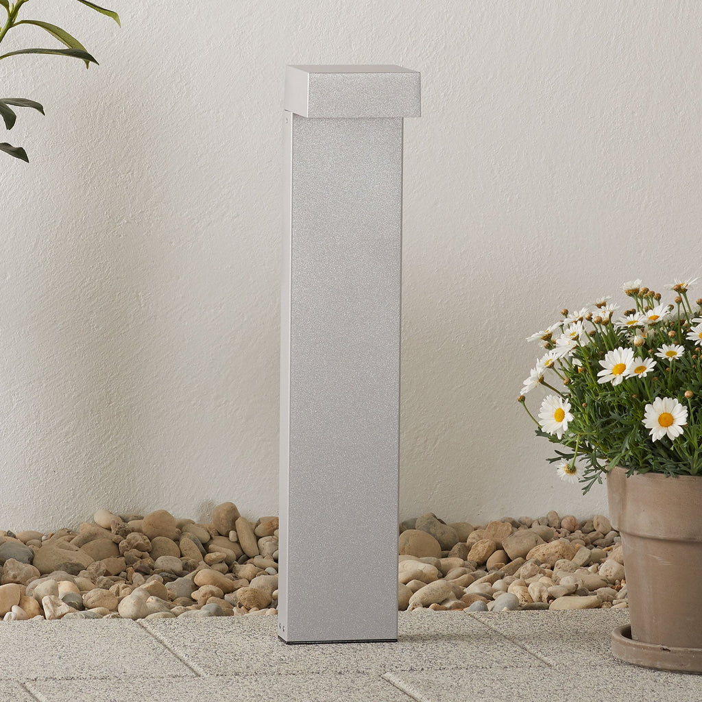 LED sti-lampe Mimik 10 Post 600 grå 65 cm IP65 bakside