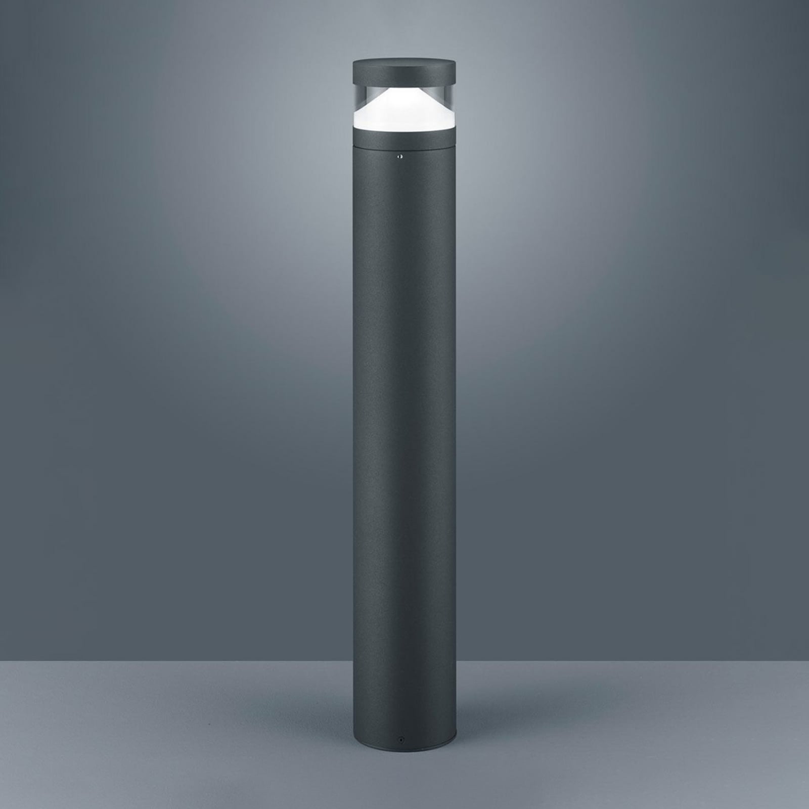 LED sti-lampe Mono grafitt aluminium Ø12 cm IP54 bakside