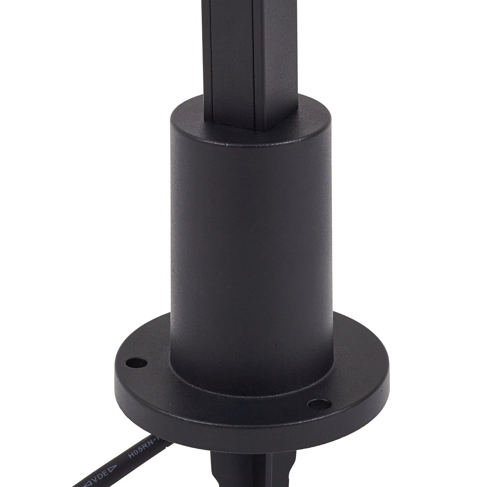 LED sti-lampe Neano svart 120 cm IP65 med metallramme