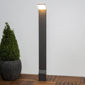 LED sti-lampe Nevio antrasitt aluminium forfra