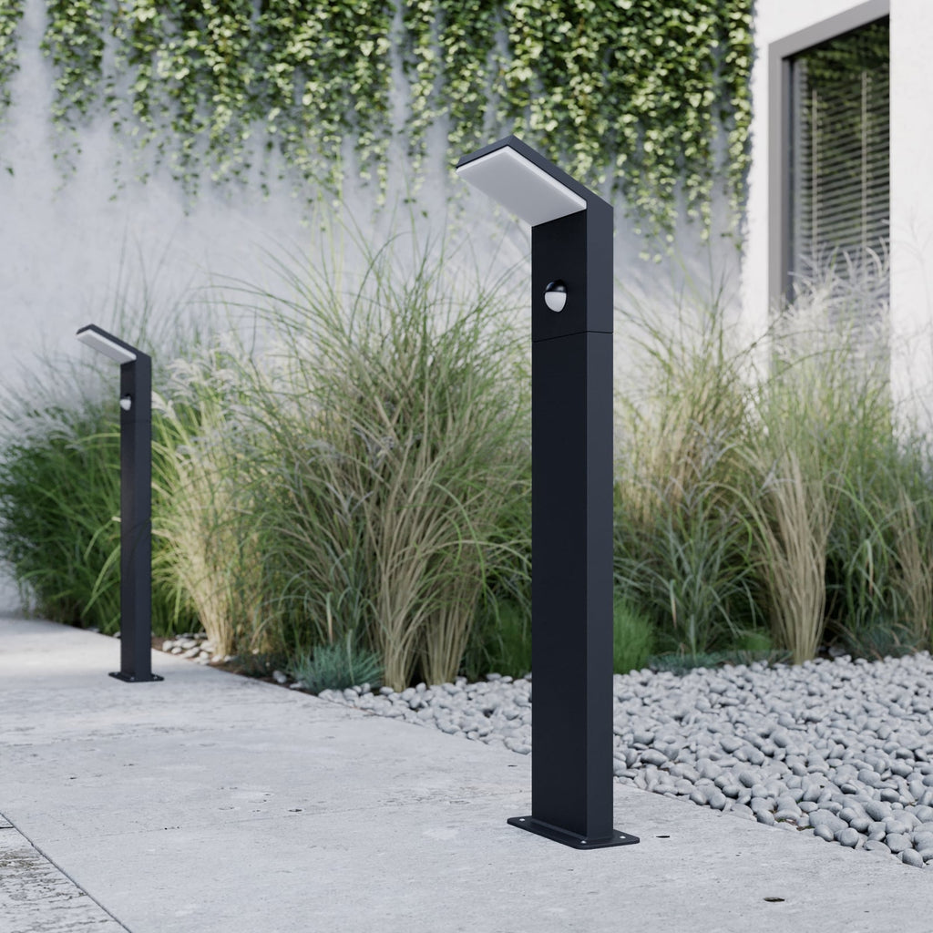 LED sti-lampe Nevio med bevegelsessensor detalj
