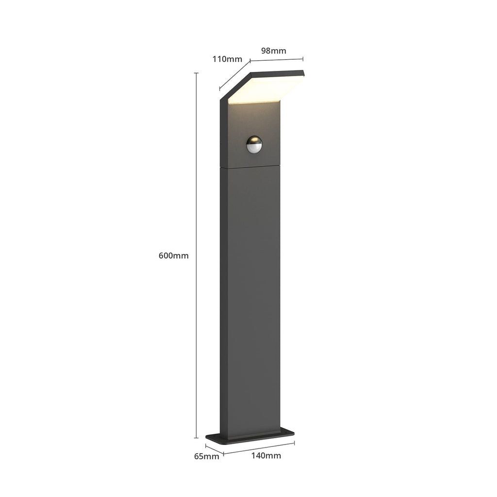 LED sti-lampe Nevio med bevegelsessensor nærbilde sensor
