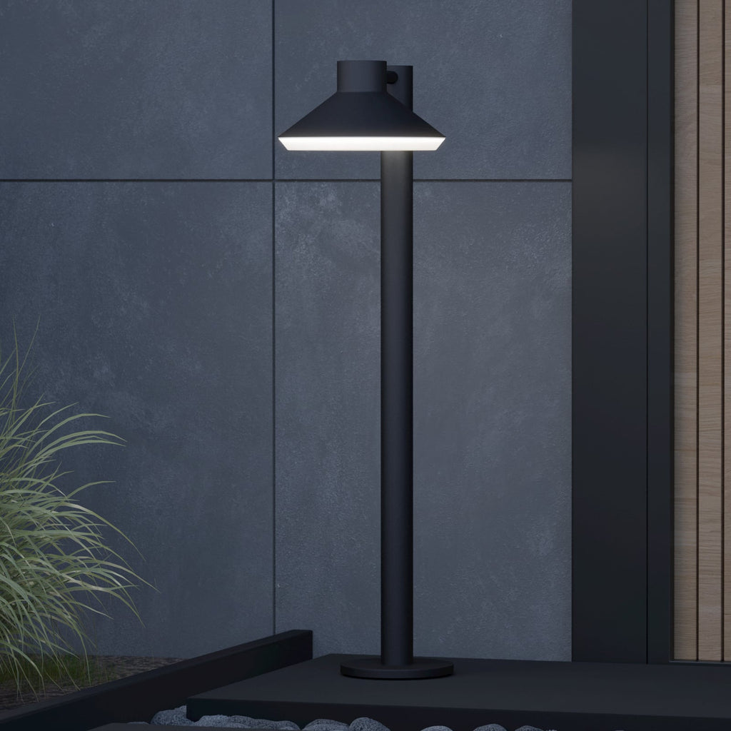 LED sti-lampe Ninnarella svart/hvit foran
