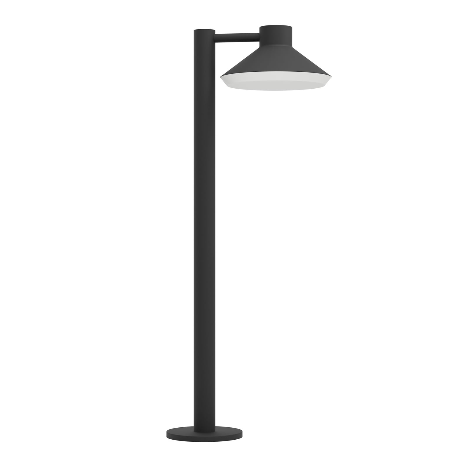 Montert LED sti-lampe Ninnarella svart/hvit i hage