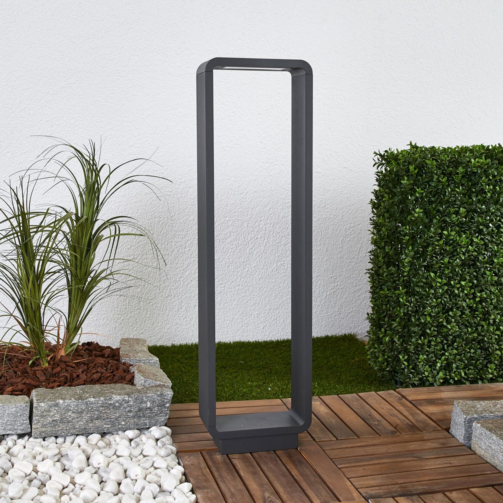 LED sti-lampe Ninon antrasitt bakside