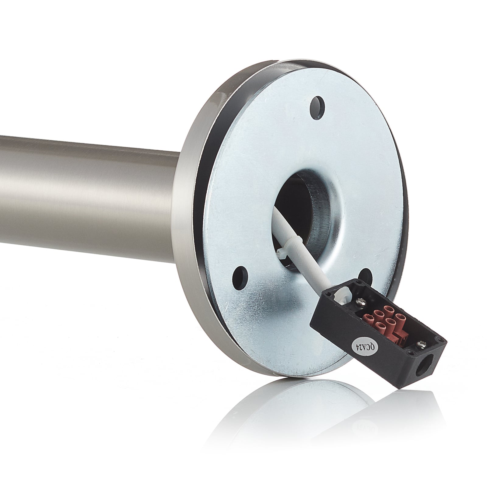 LED sti-lampe Nisia-C smart rustfritt stål sideprofil
