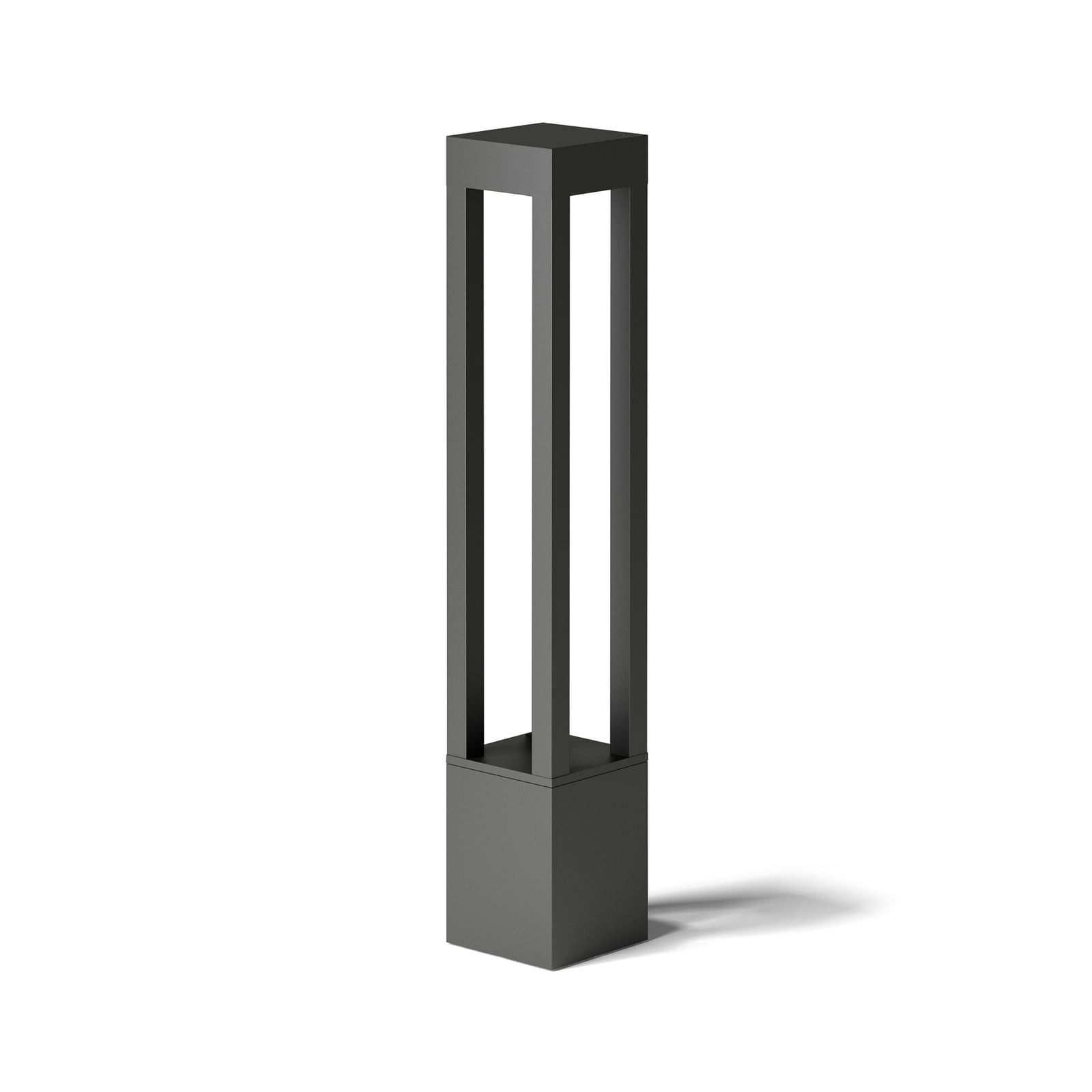 LED sti-lampe Odin svart aluminium 90 cm forfra