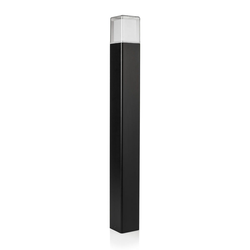 LED sti-lampe OOL-50018 svart aluminium montert i hage