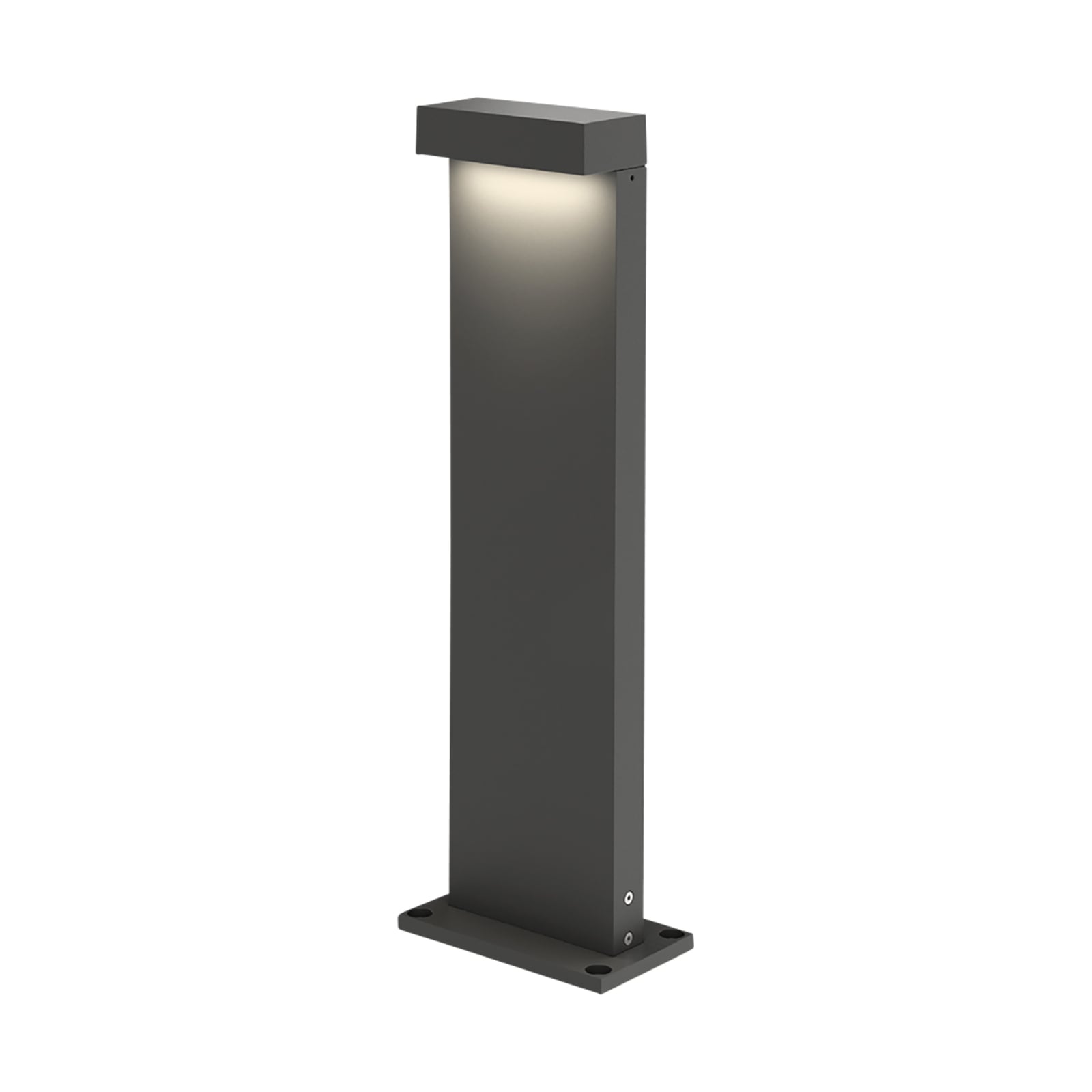 LED sti-lampe Palos Carré 1.0 dimbar antrasitt 90 cm fra forfra