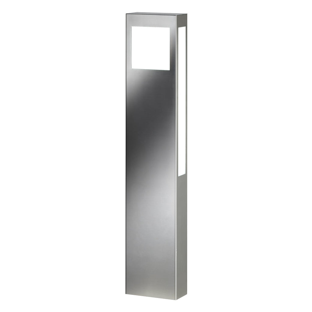 LED sti-lampe Paulo 80 rustfritt stål detalj
