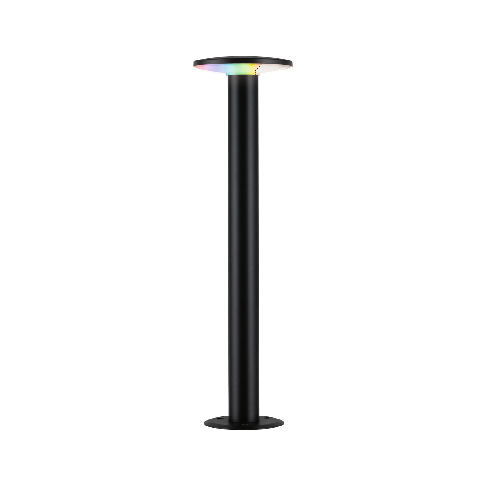 LED sti-lampe Plate RGBW Zigbee dimbar antrasitt IP44 Paulmann montert