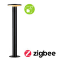 LED sti-lampe Plate Zigbee dimbar antrasitt IP44 sett forfra