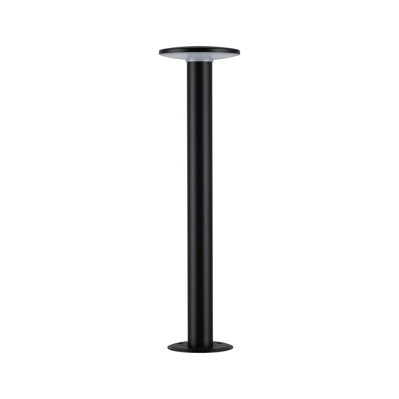 Detalj av LED sti-lampe Plate Zigbee dimbar antrasitt IP44 metallmateriale