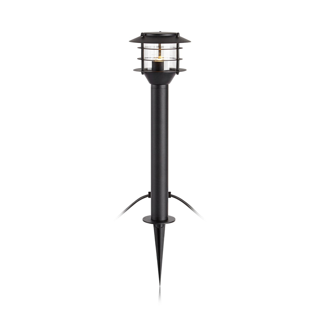 LED sti-lampe Pole med spyd 45 cm 3W dimbar IP44 detalj og monteringsspyd