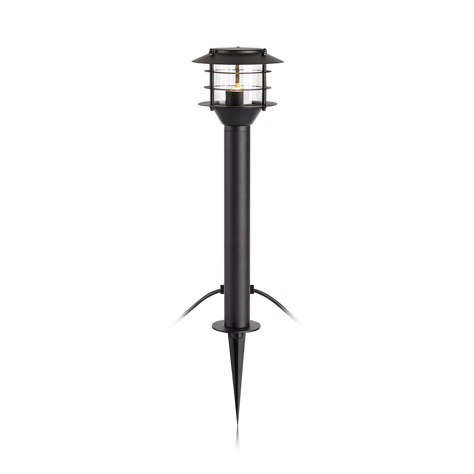 LED sti-lampe Pole med spyd 45 cm 3W dimbar IP44 detalj og monteringsspyd