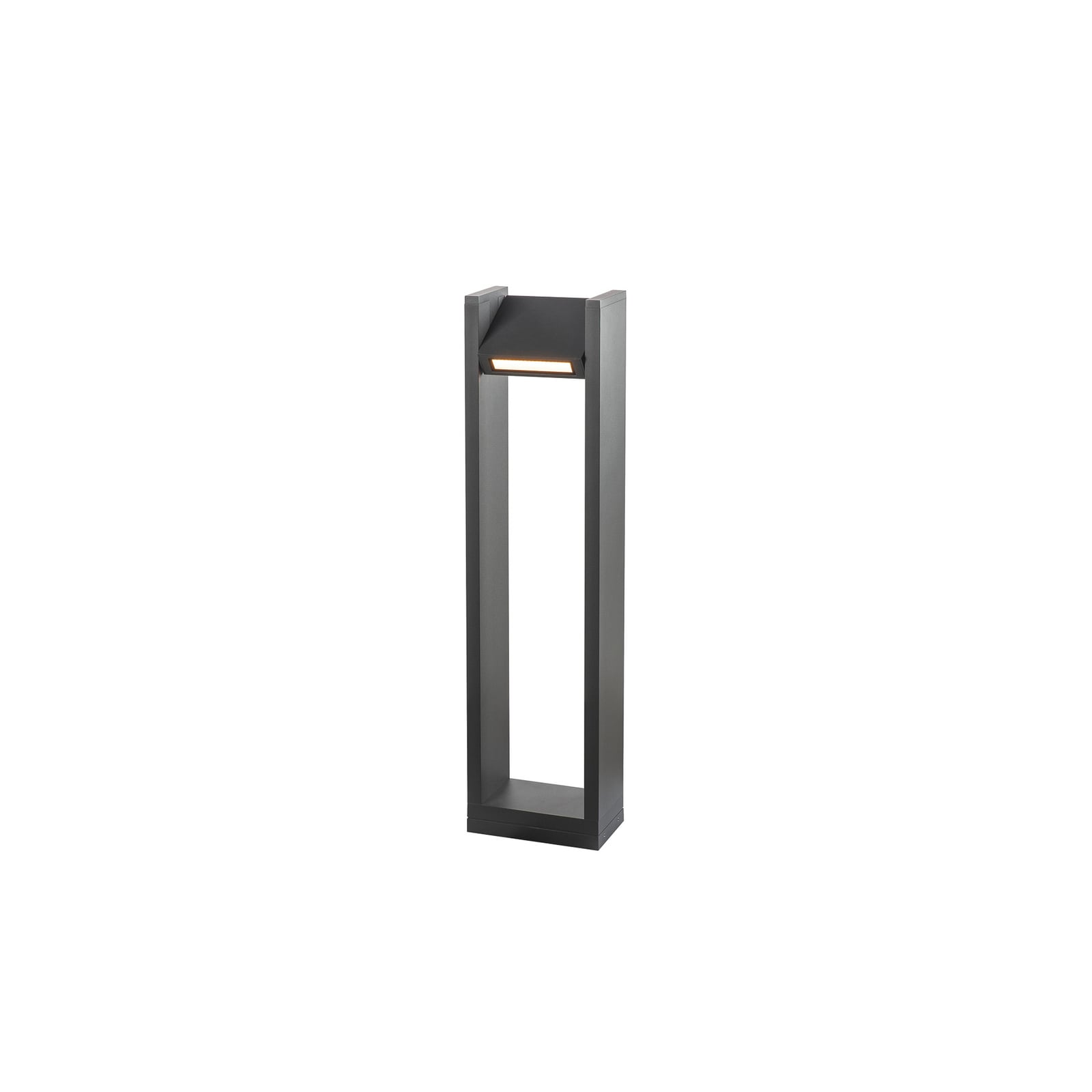 LED sti-lampe Quad Pole antrasitt svingbar IP65 forfra