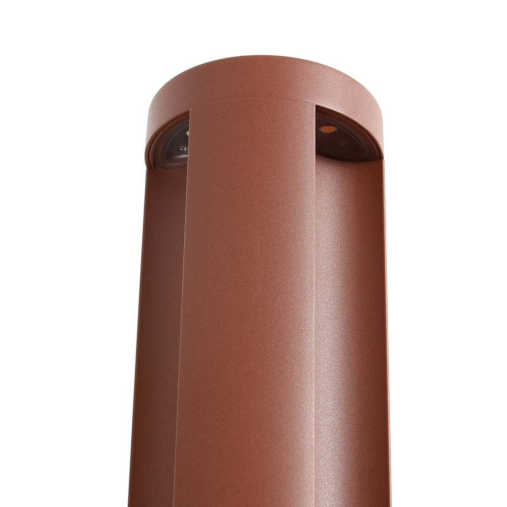 LED sti-lampe Raiku rustfarget aluminium 65 cm IP65 nærbilde