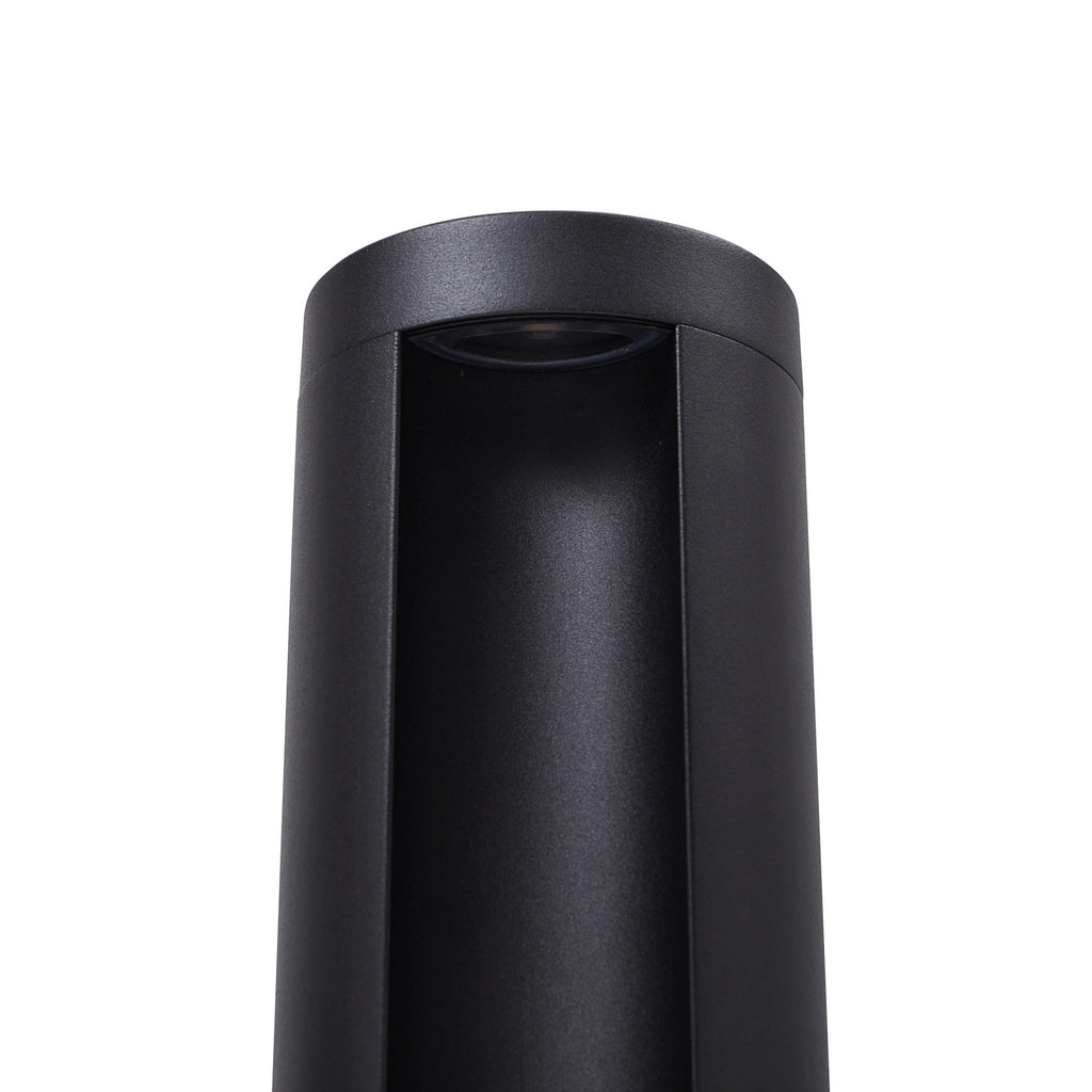 LED sti-lampe Raiku svart aluminium 65 cm nærbilde på LED-lyskilde