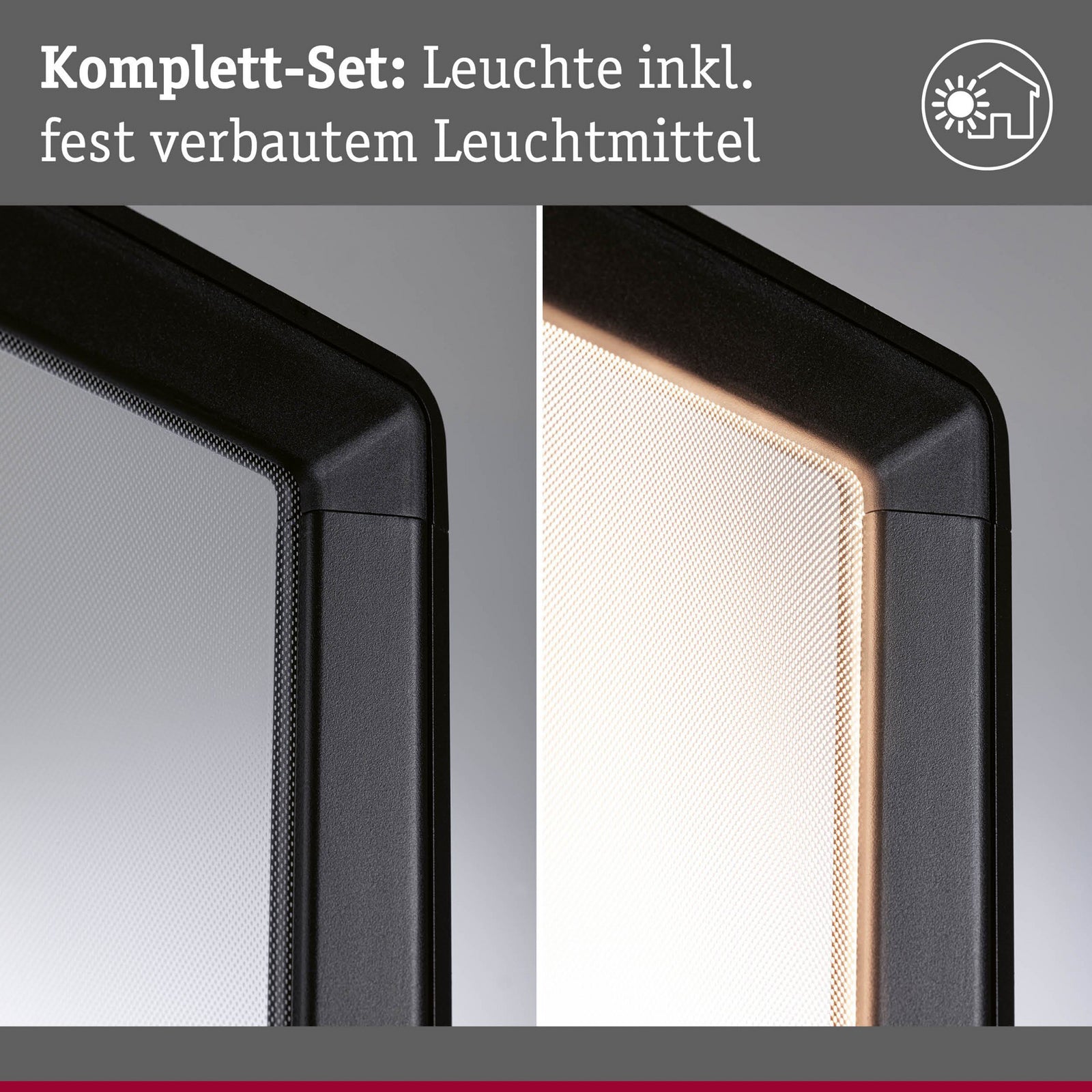 LED sti-lampe Reana antrasitt metall nærbilde av metallkropp