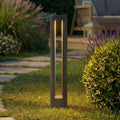LED sti-lampe Soriq aluminium antrasitt 75 cm IP54 forfra