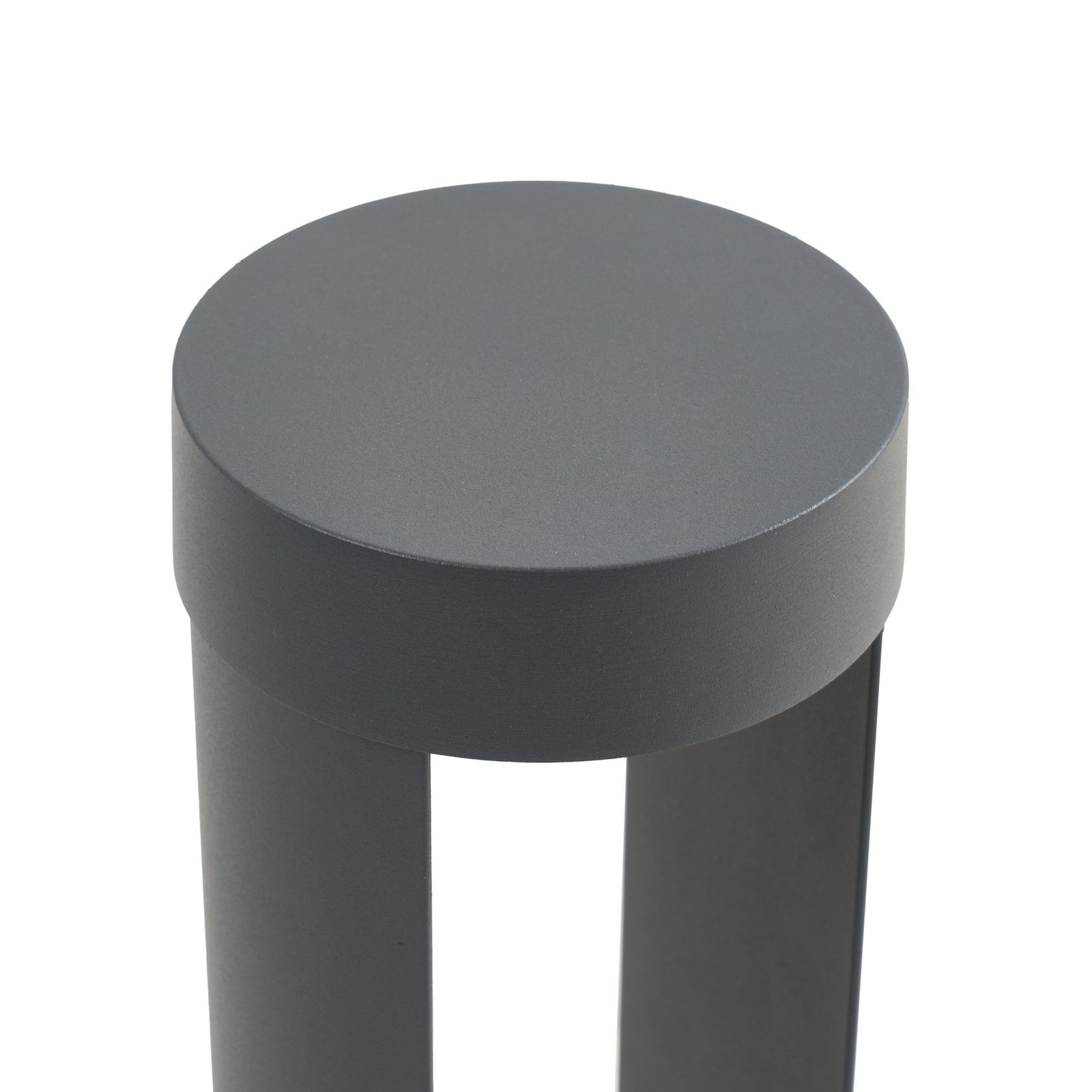 LED sti-lampe Soriq aluminium antrasitt 75 cm IP54 sett fra siden