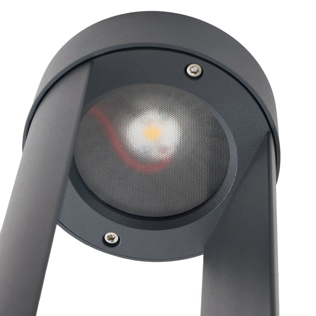 LED sti-lampe Soriq aluminium antrasitt 75 cm IP54 detalj av base