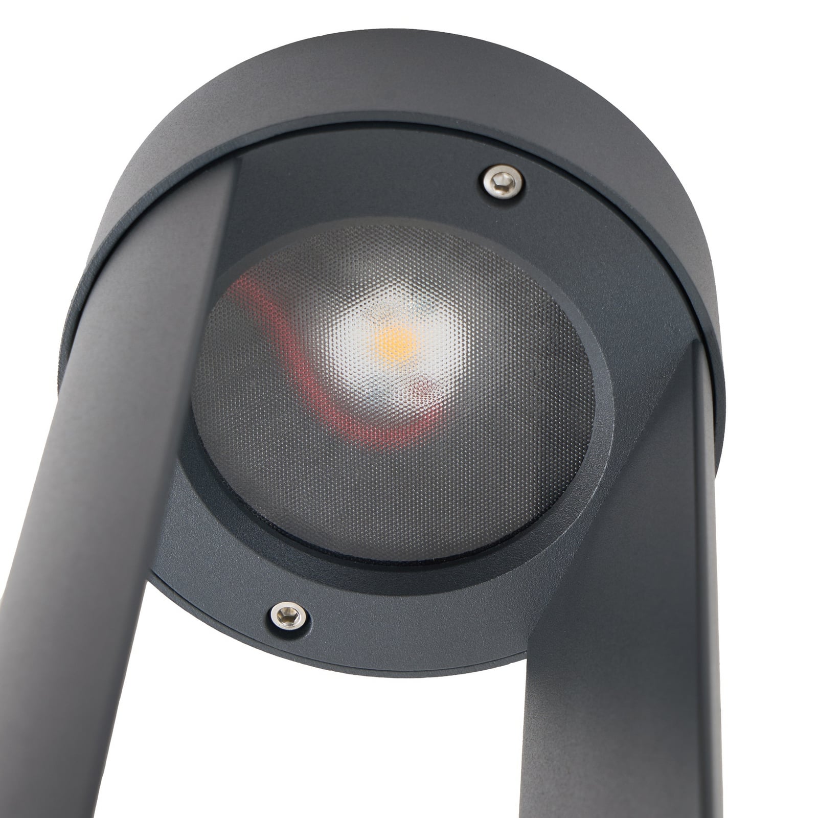 LED sti-lampe Soriq aluminium antrasitt 75 cm IP54 detalj av base