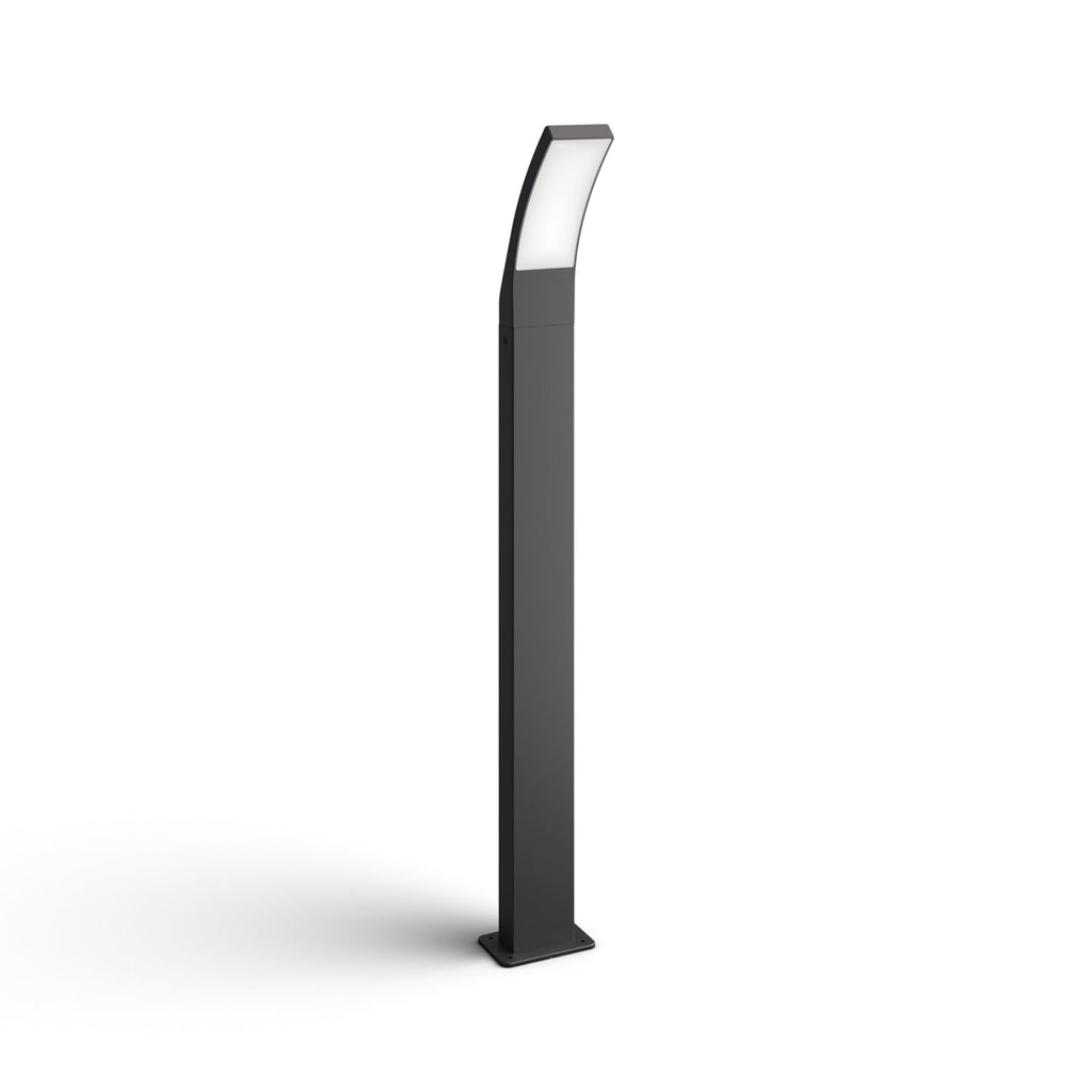 LED sti-lampe Splay antrasitt aluminium 96 cm IP44 fra Philips forfra